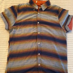 Reversible Hollister short sleeve button up